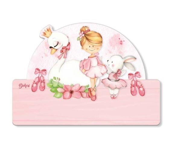 Picture of BALLERINA SWAN NAME PLATE